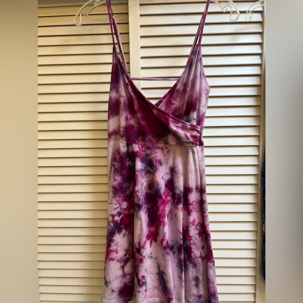 Y2K Vintage Forever 21 tie-dyed dress or long Shirt Sz L
